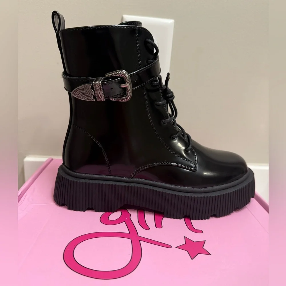 Olivia Miller Girls Combat Boots,‎ NEW, Size 13